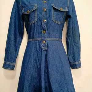 Mini Denim Dress