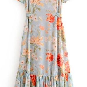 Zara Floral Dress (synthetic Fabric)