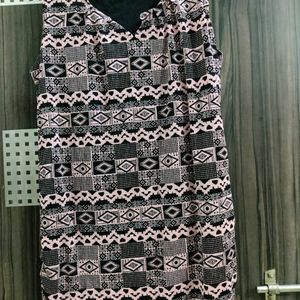 Printed Long Sleeveless Top(Women)