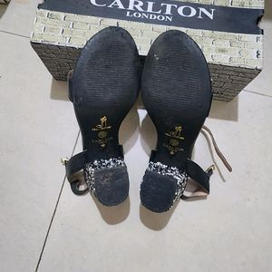 Carlton London Black Embellished Blocks