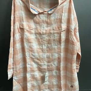 New Women Peach Shirt With Tag