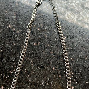 S Letter pendant chain