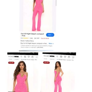 Brand New (Fashionnova) Sequence Jumpsuit