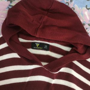 Marron Teamspirit Sweatshirt In Size XS