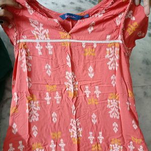 Female Pink Kurti Size-L