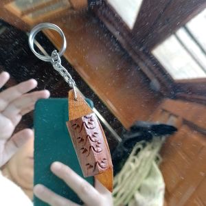 Handmade Wooden Keychain