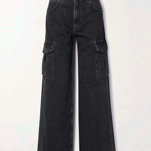 Black Cargo Trouser