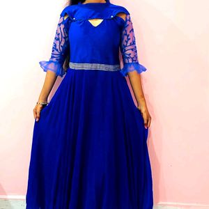 Blue 🔵💙 Gown For Preety Women 🧿