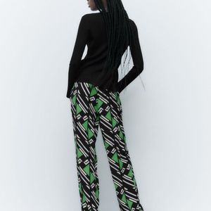 Zara Geometric Trousers