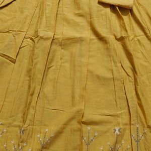 GLOBAL DESI KURTI YELLOW