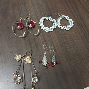 Combo Of 6 Big Earrings