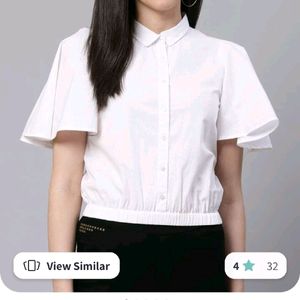 White Shirt Style Top