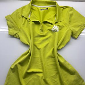 Neon Green Polo Kappa Tshirt