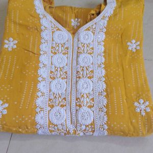 Mustard Kurti