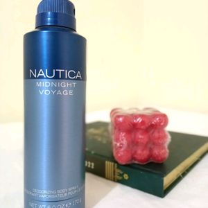 Nautica Midnight Voyage Body Spray For Men - Fresh