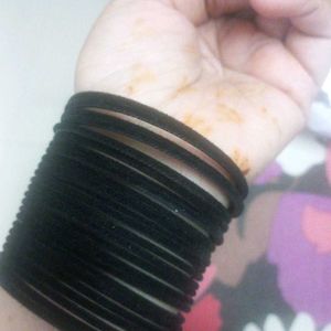 Black Velvet Bangles