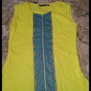 Branded Top Yellow Colour With Size S