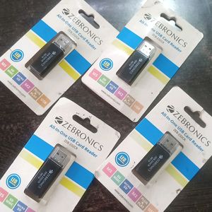 4p Zebronics Brand New All In One Card Reader