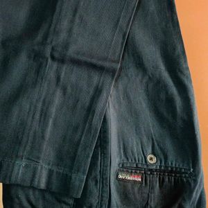 Navy Blue Stitched Pant