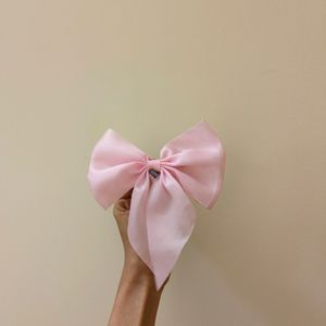 Pink Trendy Bow Hairclip