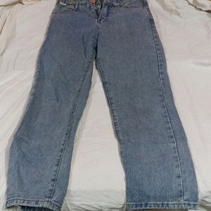 Urbanic Blue Ankle Length Jeans