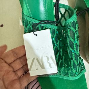 Zara Mesh High Heel.