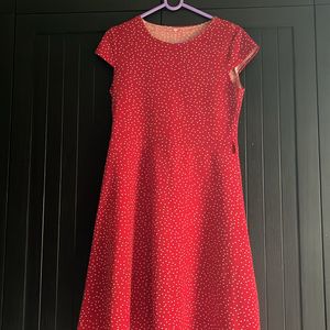 Red Polca Dot Dress