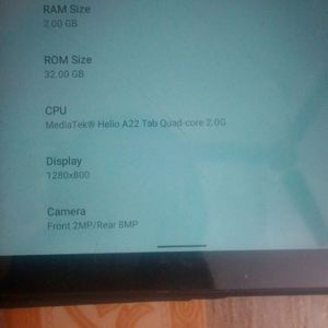 Lenovo Calling Tab With Wifi