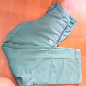 Teal Green Track Pants For Girls💚
