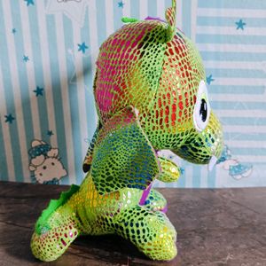 Multi Colour Dragon Plush Toy