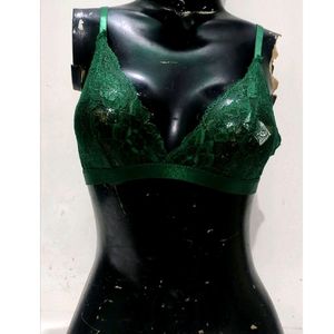 Green Transparent Bra From Women's