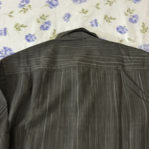 Men Shirt - Greyish Brown Size 38