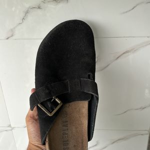 Soleplay Black Sliders - UK7