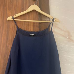 Jennyfer Navy Blue Cami Top In L