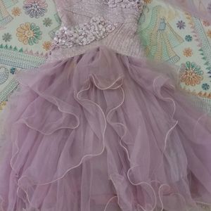 Pink Party Wear Birthday Frock Girl Kid