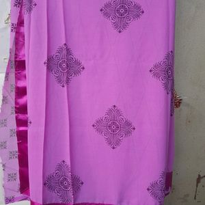 brand new saree with running blouse