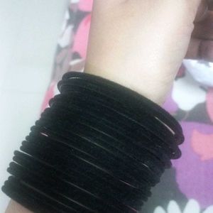 Black Velvet Bangles