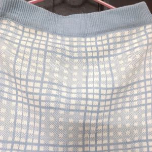 Powder Blue Pinteresty Korean Skirt