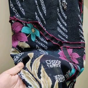 Multicolor Floral Saree