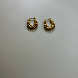 Eva Hoops Anti-tarnish Golden