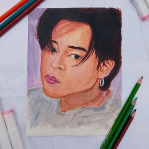 Jimin Drawing | BTS Artwork