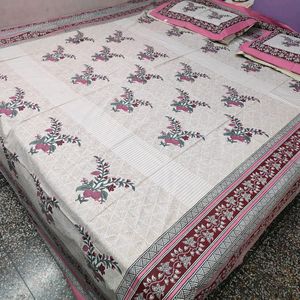 Double Bed Bedsheet Pure Cotton