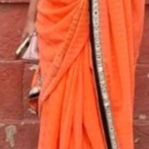 This Beautiful Saree Has Been Worn Twice.