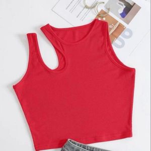 Red Crop Top