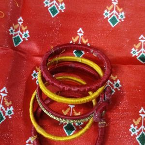 Red And Yellow Bangles