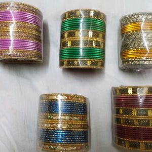 Combo Of 5 Beautiful New Bangles