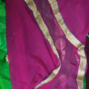 Completely Stitched Festive Work Half Saree