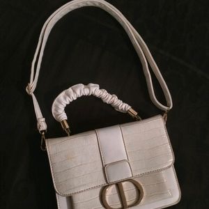 Women White 2 In 1 Bag