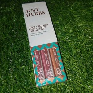 (Sealed) Just Herbs Matte Liquid Lipstick Kit