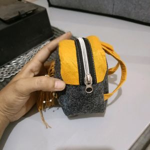 Mini Hanmade Hoop Embroidery Bagpack